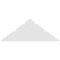Ekena Millwork Saratoga Architectural Grade PVC Gable Bracket, 36"W x 13 1/2"H x 2"D x 6"F, 9/12 Pitch GBP036X14X0206SAR00 - alternate 5